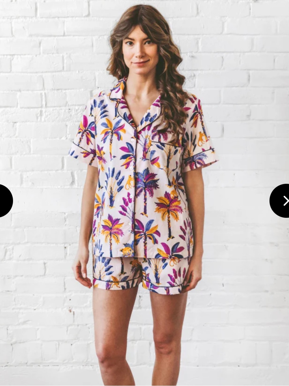 Print Fresh Monkey Business Short Sleep
Set Amethyst, Size XXS